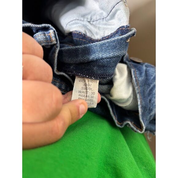 Wild A** VTG Carpenter Jeans Men's Size 30 x 32 Blue Grunge Utility y2k Workwear - Picture 8 of 8